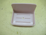 Retro Almond Ivory Plastic Soap Dish 60H x 110W x 80D