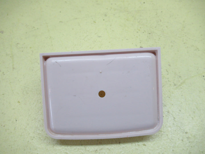 Retro Almond Ivory Plastic Soap Dish 60H x 110W x 80D