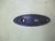 Small Oval Antique Copper Ridge Door Plate 180L x 60W