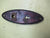 Small Oval Antique Copper Ridge Door Plate 180L x 60W