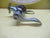 Stainless Steel Wave Lever Handles with Thumb lock and key Entry 60Dia/Lever 60H x 115L