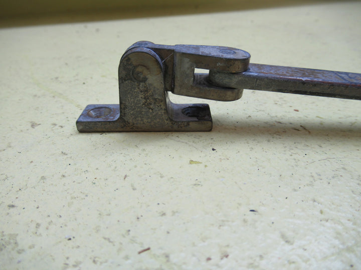 Short Ball End Casement Stay with Rectangle Plate 265L x 12W