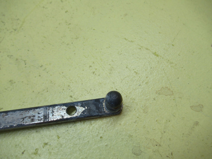 Short Ball End Casement Stay with Rectangle Plate 265L x 12W