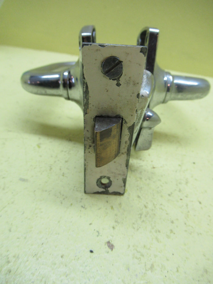 Retro Privacy Latch Handle  with Mortice & Thumb Turn 75H x 40W/Lever 55H x 100L