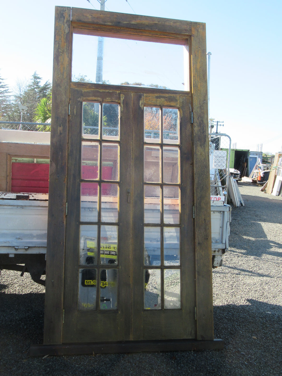 10 Lite  Colional Rimu French Doors with Top Lite with Frame and Sill 2750H x