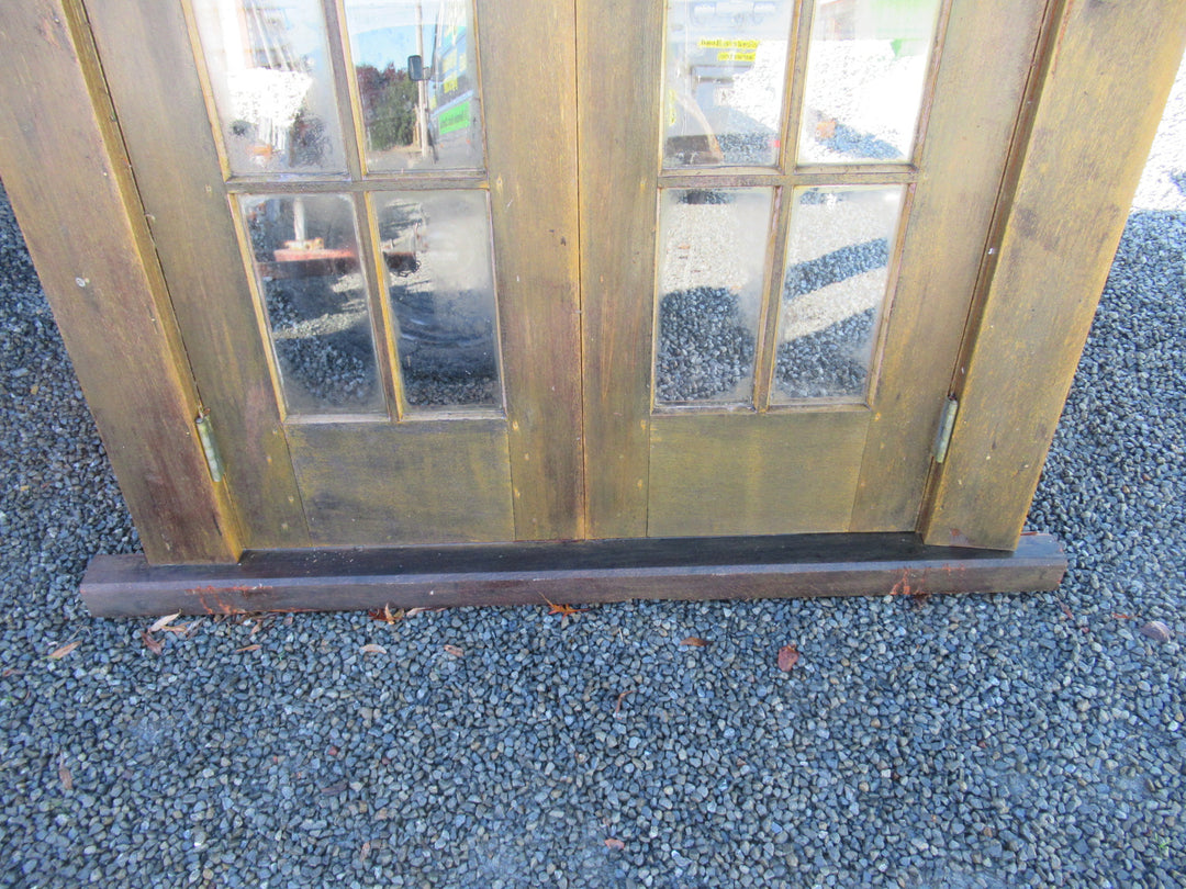 10 Lite  Colional Rimu French Doors with Top Lite with Frame and Sill 2750H x