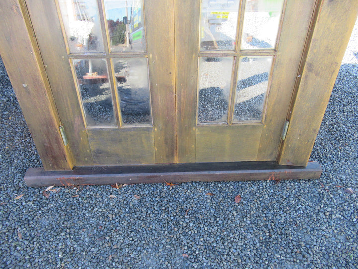 10 Lite  Colional Rimu French Doors with Top Lite with Frame and Sill 2750H x