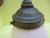 Art Deco Blush Stepped Tear Drop Scone with Copper Fixture 245H x 140W x 230D