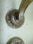 Villa Solid Brass Ornate Slanted Pull Handles in leaf & Bud Design 90H x 305L x 70W