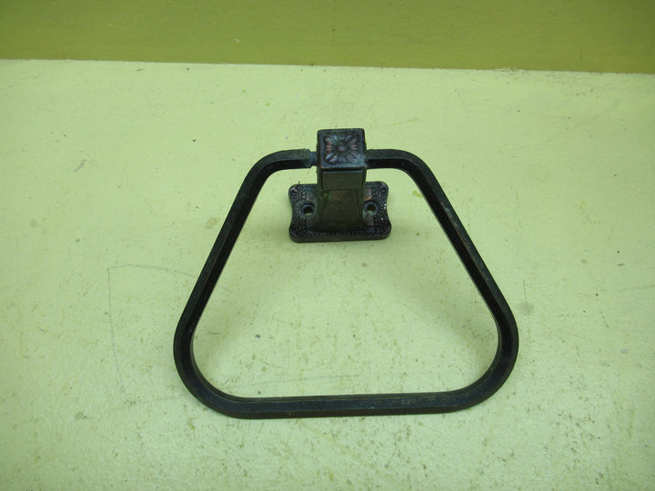 Retro Brass Ornate Triangle Shaoe Towel Holder 120H x 150W x 75D