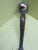 Art Deco Antique Brass Front Entrance Key Lock Pull Handle with Kenrick Night Latch 215L x 26-42W x 40D