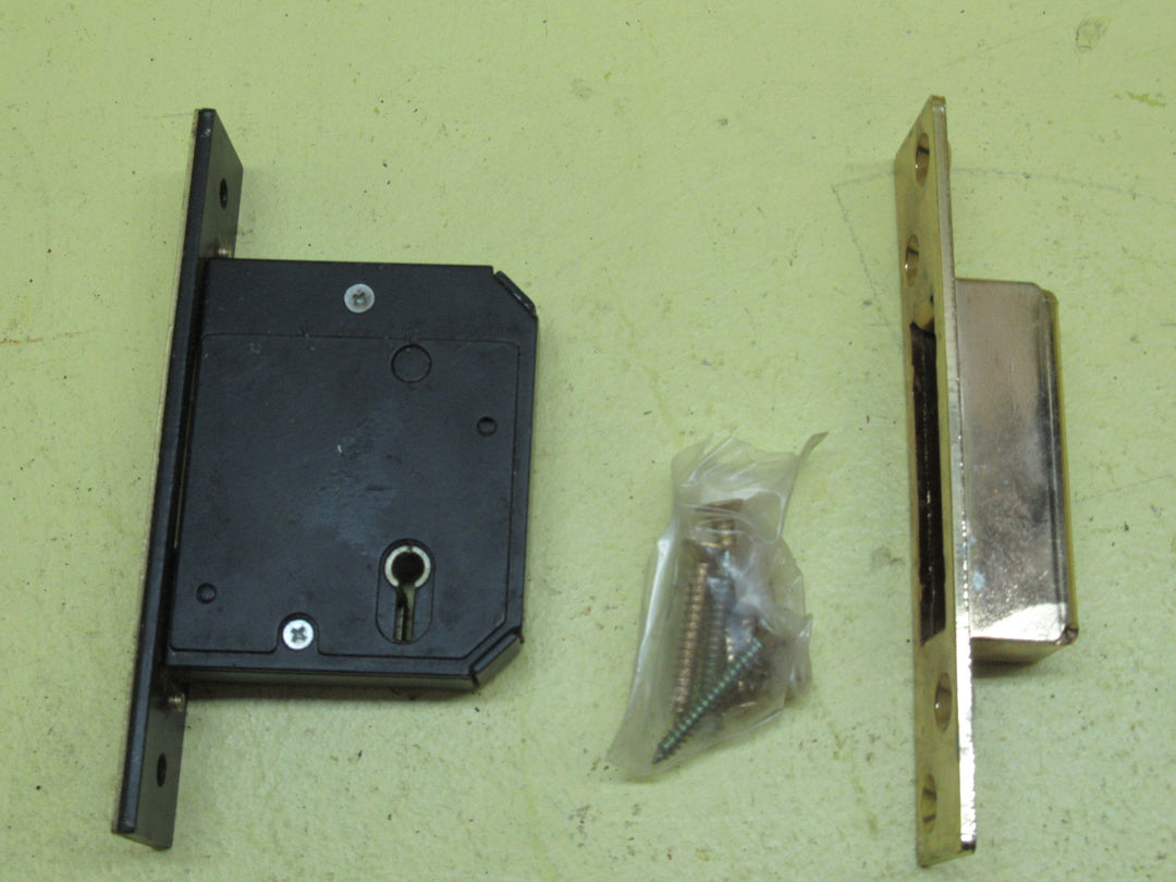 Slyvan 5 Lever Security Mortice Lock with Striker & Screws(No Key)