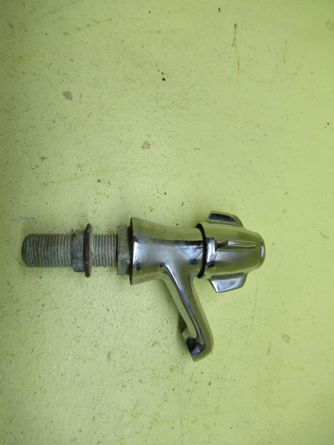 Wide Middle Fin Skirted Base Basin Tap 90H x 100W x 55Dia