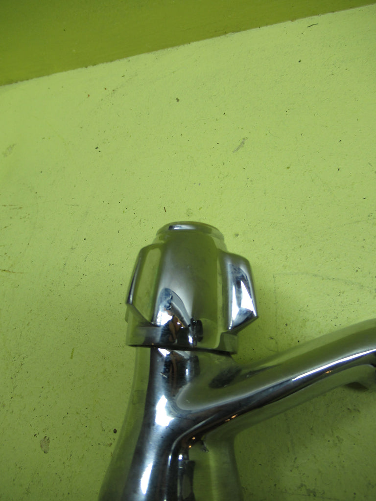 Wide Middle Fin Skirted Base Basin Tap 90H x 100W x 55Dia