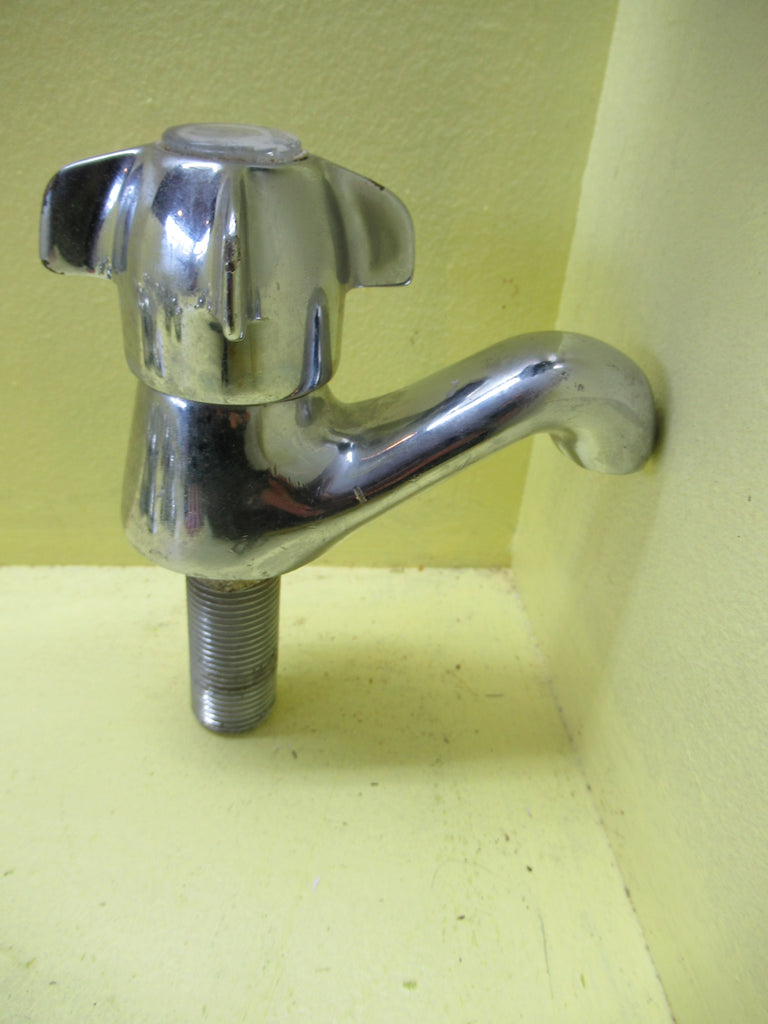 Flat Wide Small Fin Top Faucet Basin Tap 75H x 100D x 65Dia