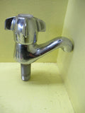 Flat Wide Small Fin Top Faucet Basin Tap 75H x 100D x 65Dia