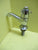Meduim Slanted Small Pointed Fin Top Faucet Tap with Skirted Bottom 80H x 100D x 60Dia