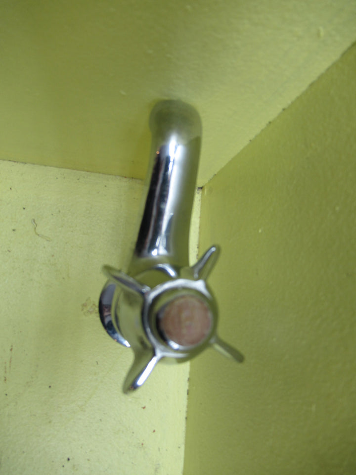 Tall Slanted Small Pointed Fin Basin Faucet Tap 75H x 120D x 65D