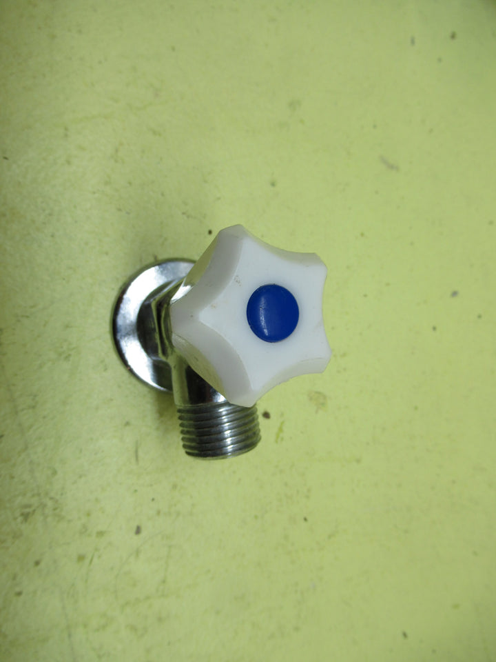 White Acrylic Top Toilet Water Valve 65J x 40Dai  x 50D