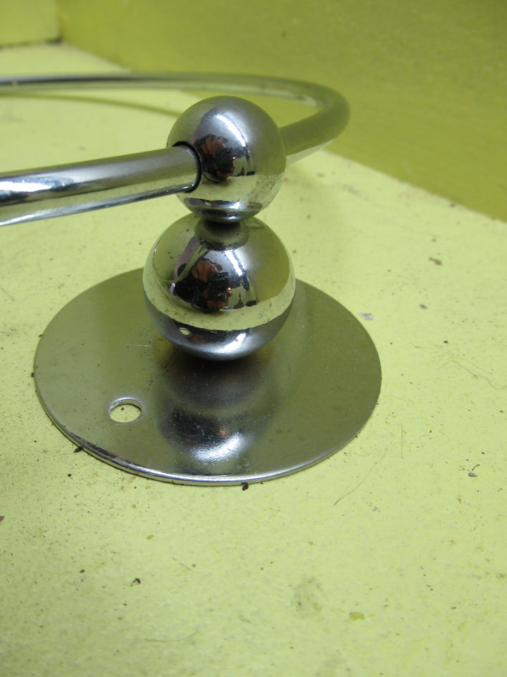 Chrome Circle Towel Holder 185Dfua x 45D