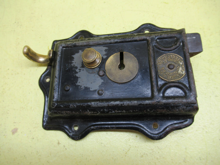 Skirted Rim Lock by Willenhall J. Legge & Co (colonilalWork) 125H x 160W x 22D
