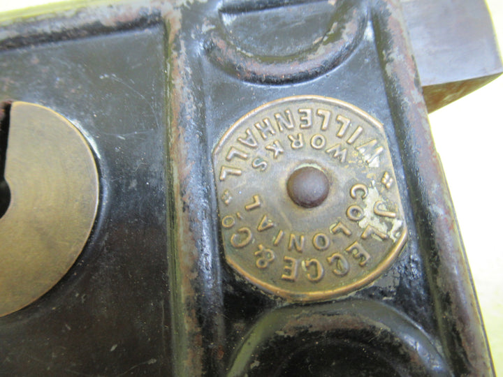 Skirted Rim Lock by Willenhall J. Legge & Co (colonilalWork) 125H x 160W x 22D