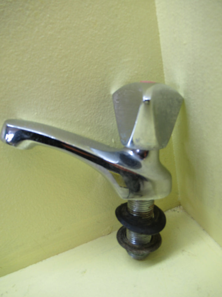 Pyramid Triangle Top Basin Faucet Tap  75H x 50W 120D