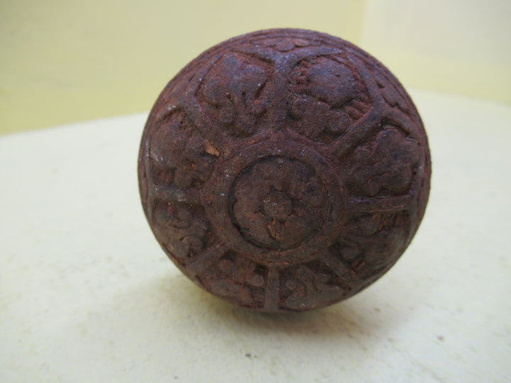 Gothic Cast Iron Vfintage Door Knob 60D x 55H