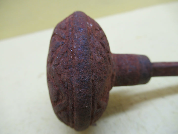 Gothic Cast Iron Vfintage Door Knob 60D x 55H