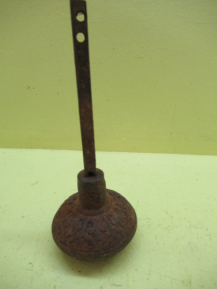 Gothic Cast Iron Vfintage Door Knob 60D x 55H