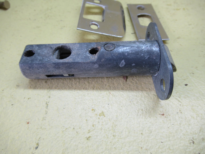Modern Tapered Lever Handle on Rose plate with Mortice & Striker 60H x 55Dia x 130D