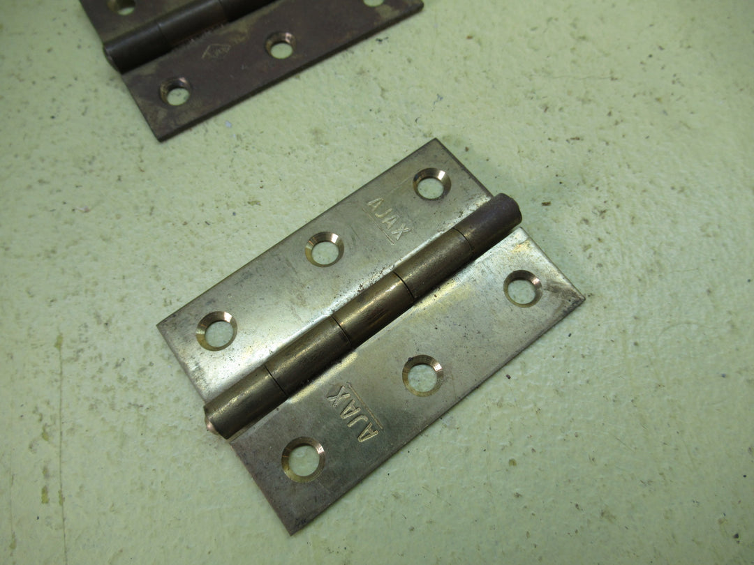Steel Ajax 3 Holed Butt Hinge 76L x 30-50W