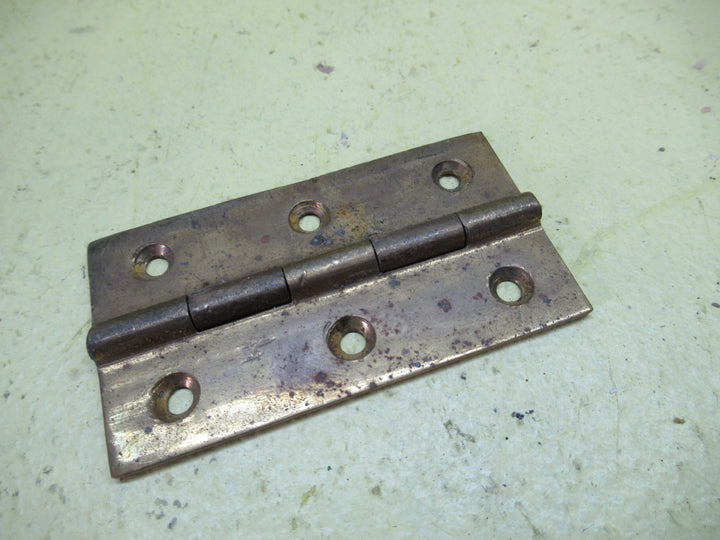 Brass Effect Butt Hinge 76L x 21-42W