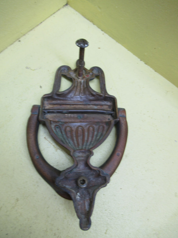 Ornate Grecian Style Brass Urn Door Knocker 195L x 115W x 30D