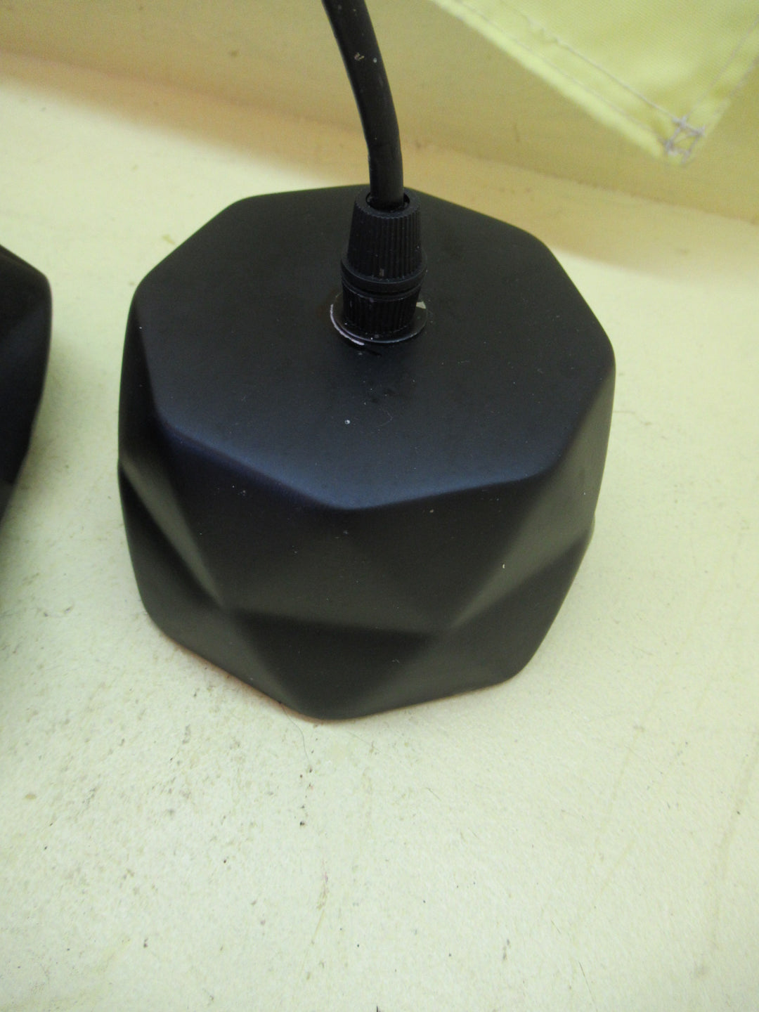 Black Folded Handkerchief Porcelain Celing Pendant Light 58H x 120-250Dia