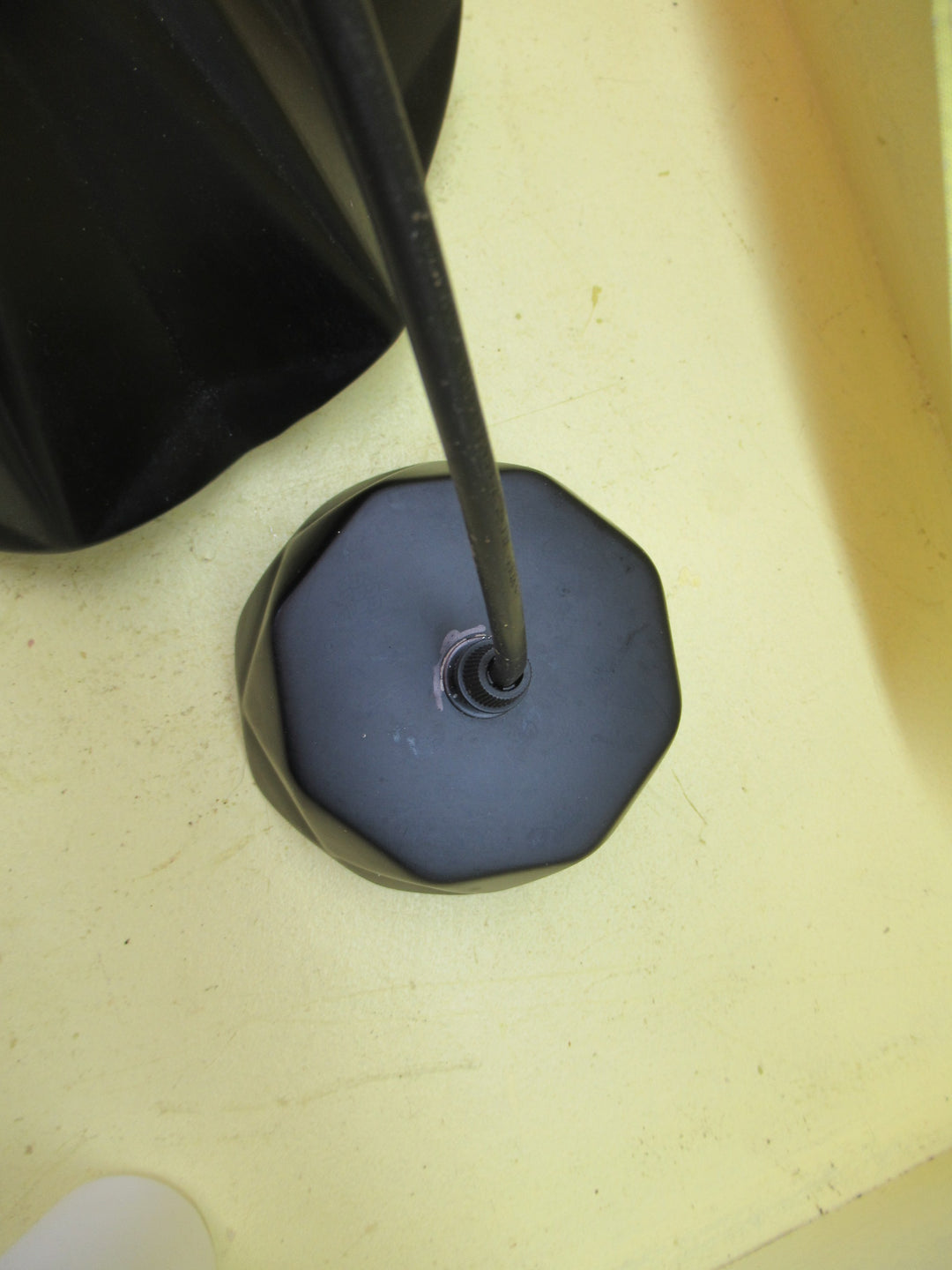 Black Folded Handkerchief Porcelain Celing Pendant Light 58H x 120-250Dia