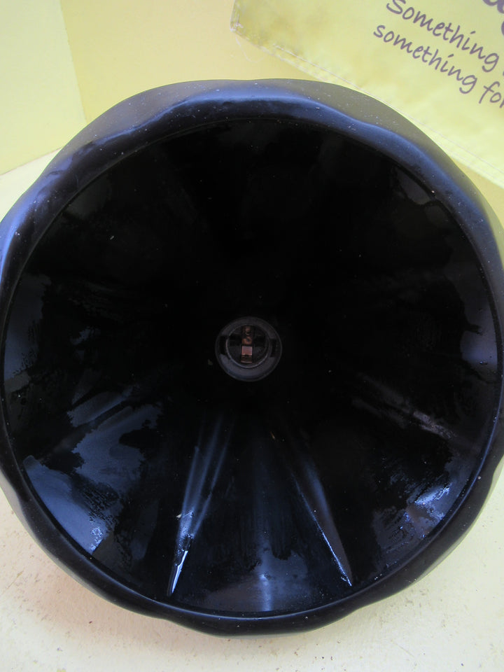 Black Folded Handkerchief Porcelain Celing Pendant Light 58H x 120-250Dia