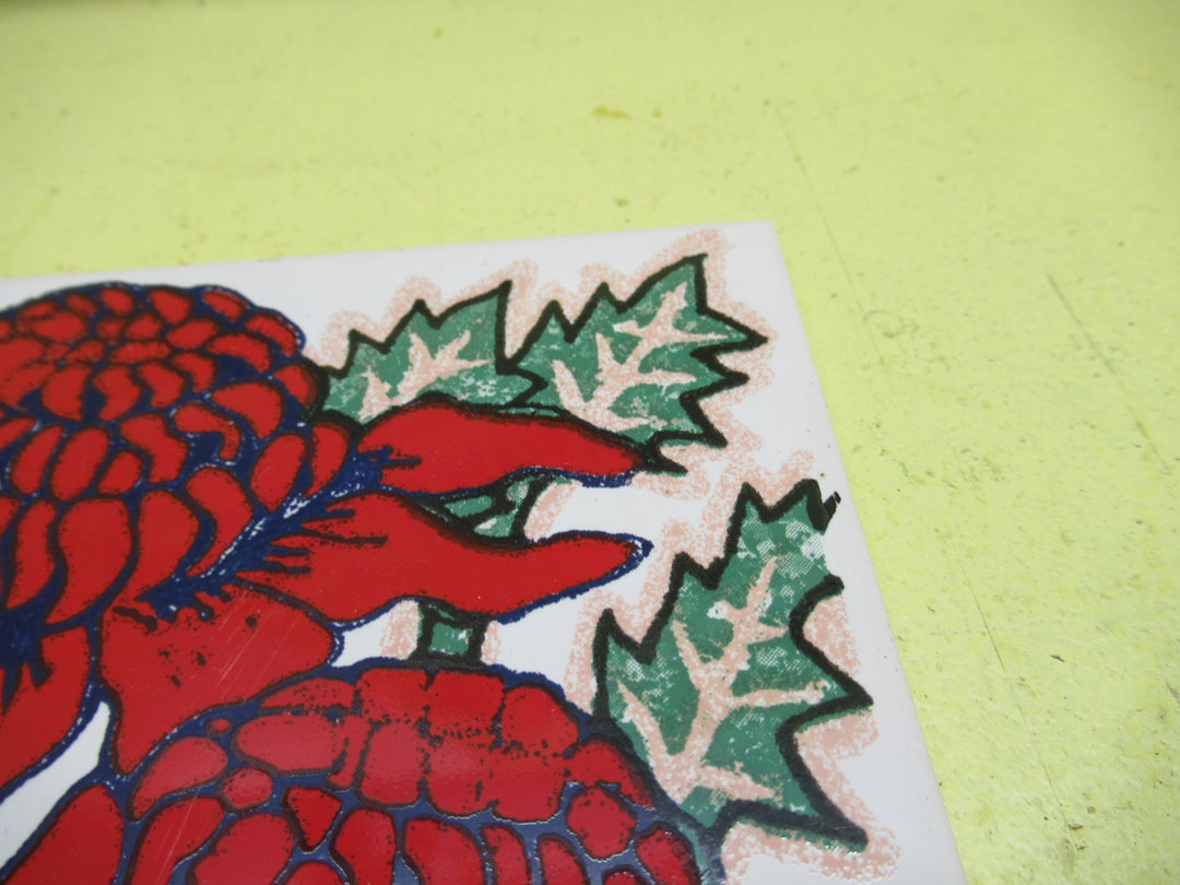 Johnson Tiles with a Waratah Flower 155Sq