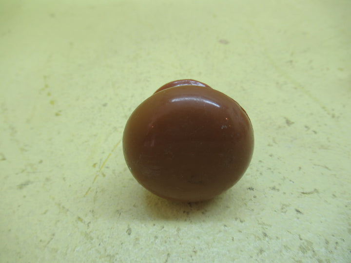 White/Chrome Plastic Knob Cabinet Handle 26-35 Dia x 30H