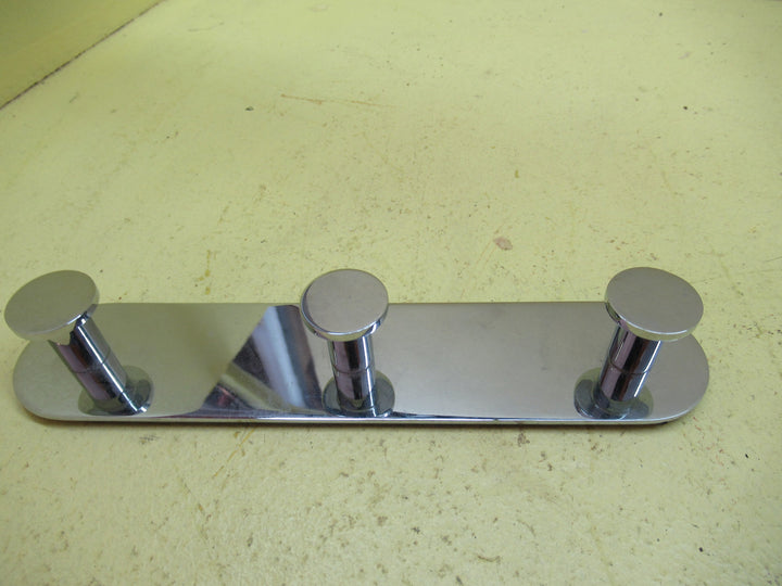 Stainless Steel Nail Style 3 Coat Hook 40L x 19W x 27D