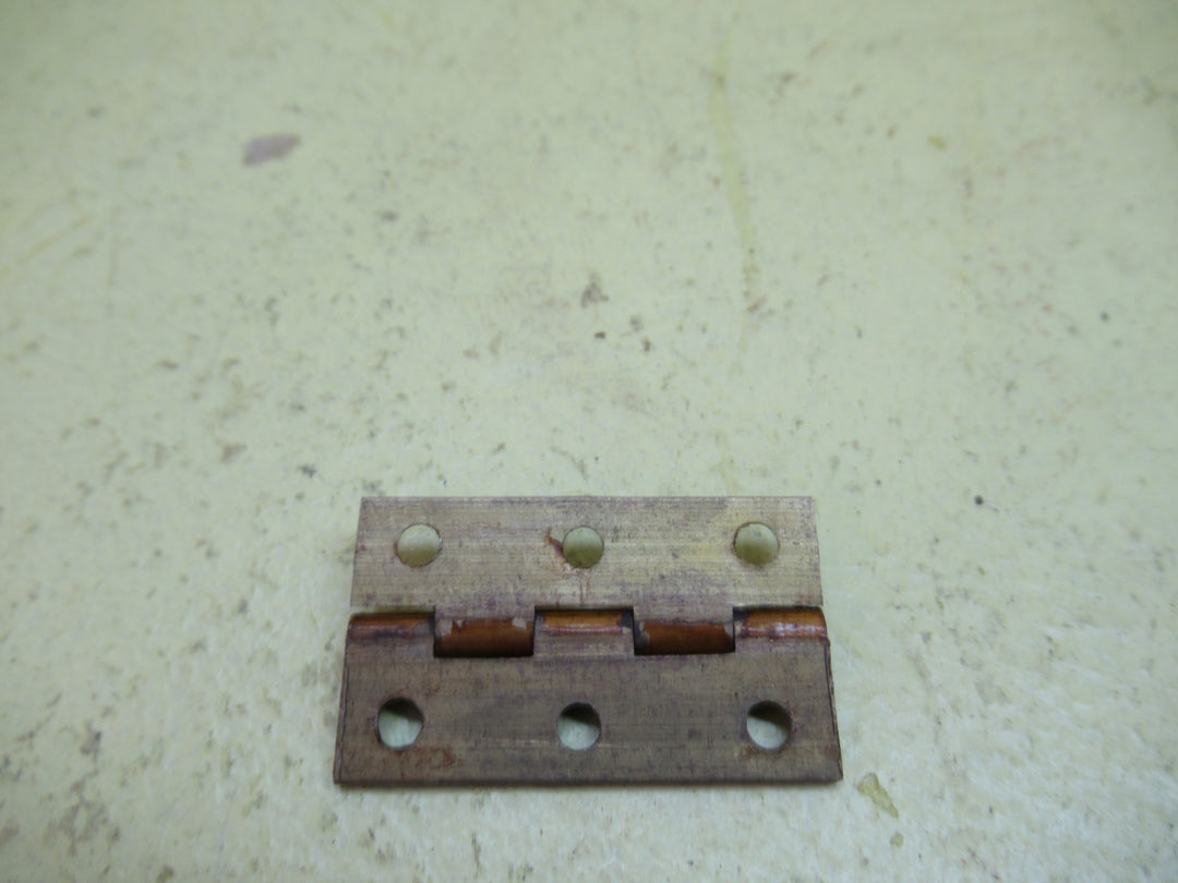 Brass 3 Hole Butt Hinge 38L x 13-22W