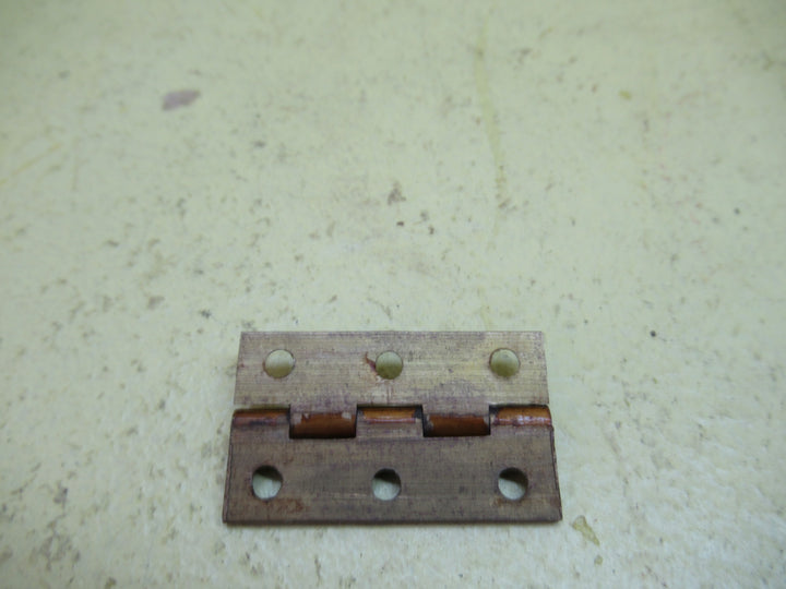 Brass 3 Hole Butt Hinge 38L x 13-22W