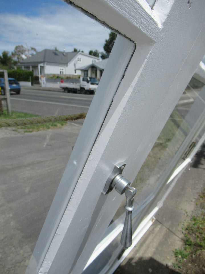 Native Timber 3 Lite French Doors with Side lites, Art Deco Hardware & Keys 2025H x 3145W x 135D