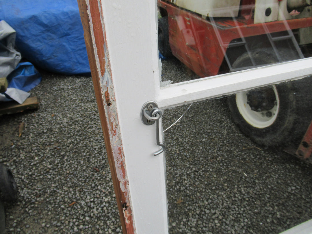 Native Timber 3 Lite French Doors with Side lites, Art Deco Hardware & Keys 2025H x 3145W x 135D