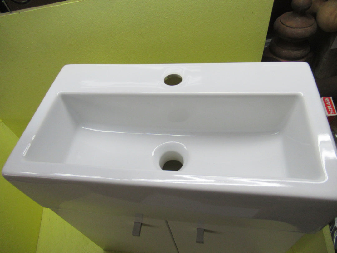 Small Wall Hung Bathroom Vanity 500H x 500W x 27D