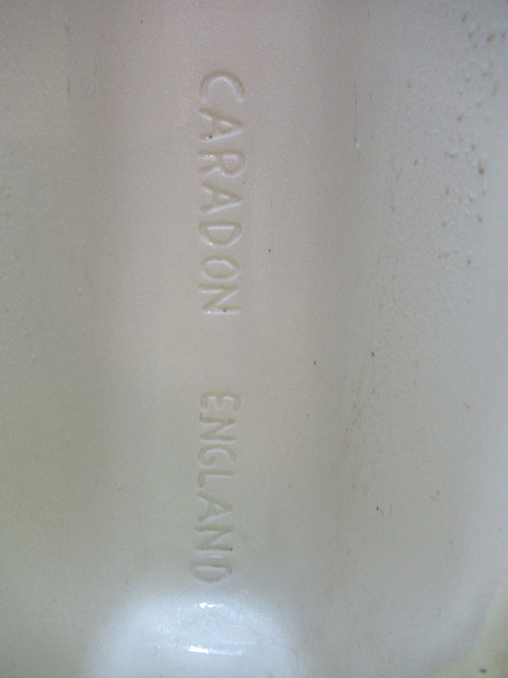 Doulton Porcelain Basin & Pedestaal with Tapware 260H x 560H x 470D/Pedestal  650H x 160W x 120D