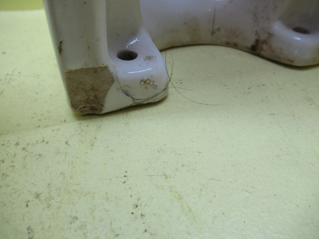 Doulton Porcelain Basin & Pedestaal with Tapware 260H x 560H x 470D/Pedestal  650H x 160W x 120D