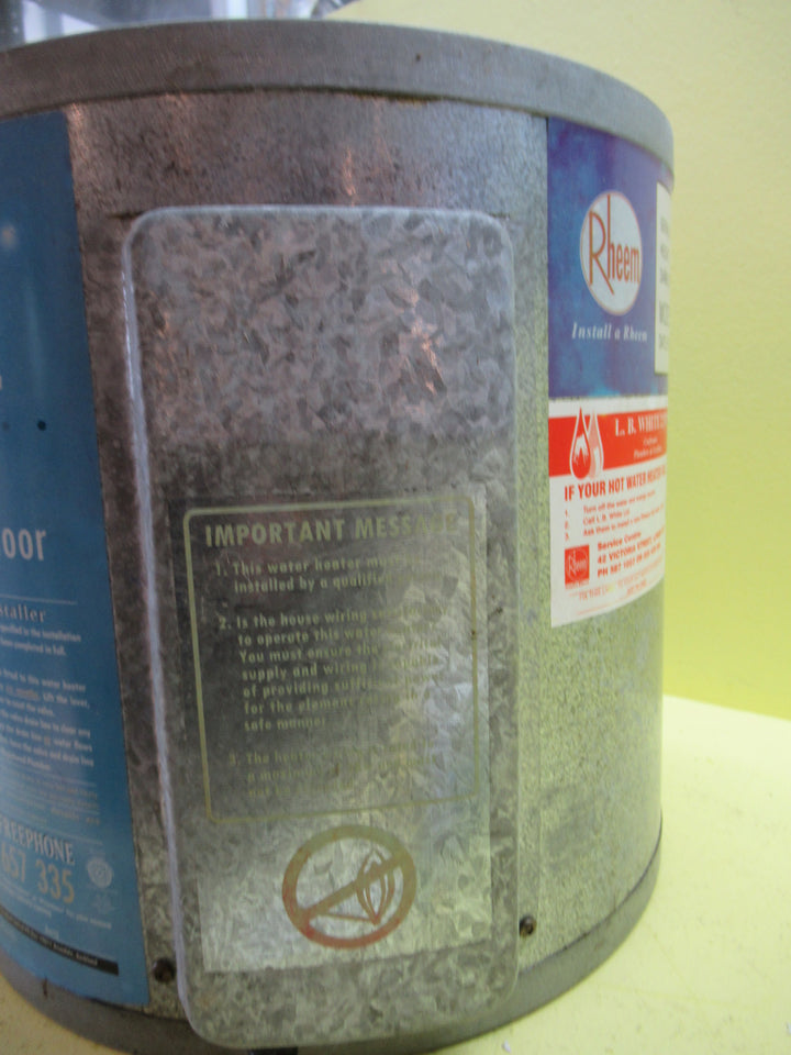 Rheem Low Pressure 15 Ltr Pre Wired Electric Indoor water Heater 345H x 365W