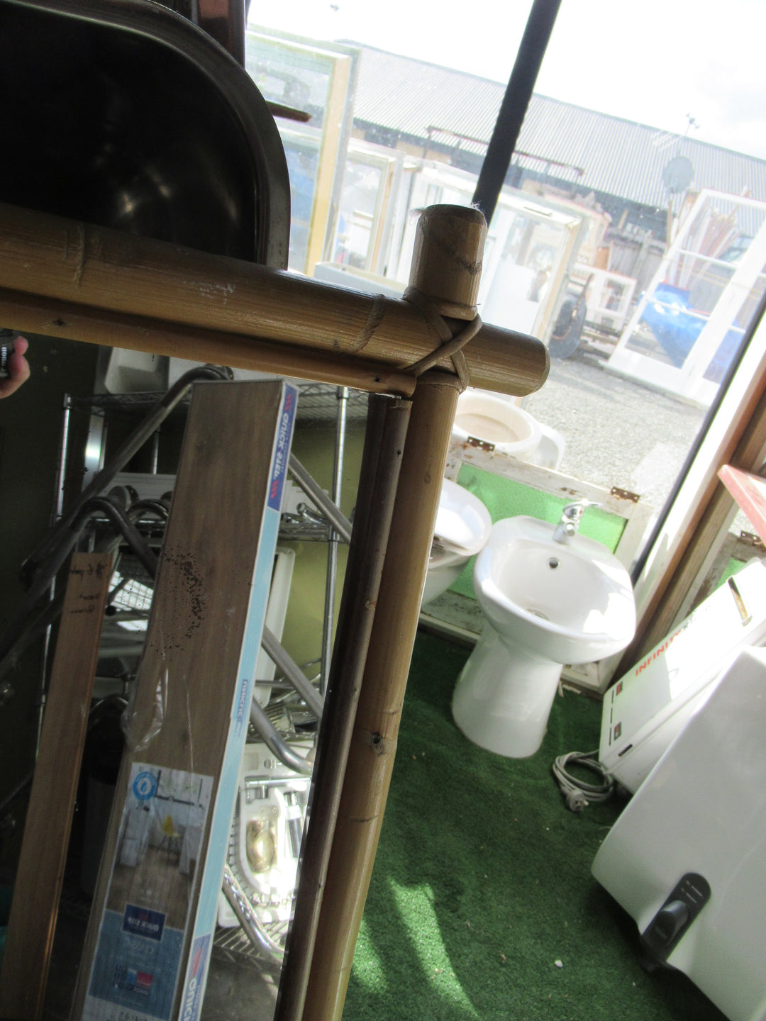 Bamboo Frame Mirror 1080H x 430W