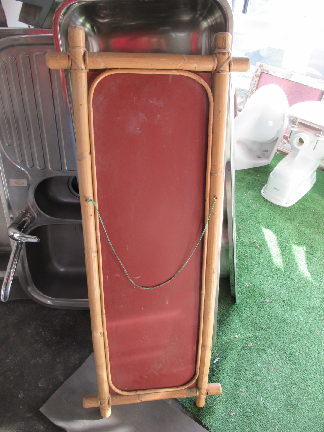 Bamboo Frame Mirror 1080H x 430W